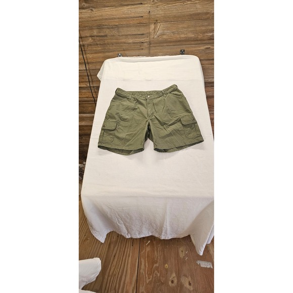 Carhartt Other - Carhartt Mens Olive Green Canvas Cargo Shorts Size 16 WB164 LOV Relaxed Fit